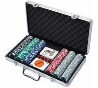 Set de poker NG dans une valise en aluminium, 300 chips