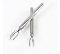 Set de pommes de terre au four Kerafactum - fourchettes en acier inoxydable pour pommes de terre au four - set premium avec bouchons de sécurité - robuste et élégant - idéal pour les légumes - grilla