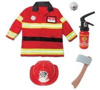Set de pompier avec accessoires Taille 3-4 ans