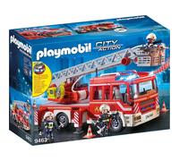 Set De : Pompiers Avec Coussin De Sauvetage + Camion De Pompiers Avec Échelle Pivotante 9463-71465 Multicolore TU