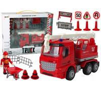 Set de pompiers Grue Panneau de signalisation Pompier