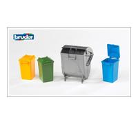 bruder Set de poubelles, Décor