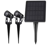 Set de projecteurs de jardin Solar avec 2 spots 4250416337429