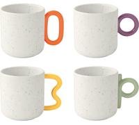 Set de quatre mugs en porcelaine Creative Coloured