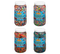 Set de quatre pots de perles à repasser (env. 52000) multicolore TU