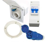 Set de raccordement CEE Accouplement Coupe-circuit Caravane Caravane 230V