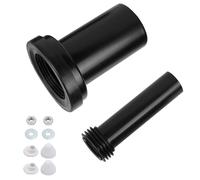 Set de raccordement pour WC mural 185 mm avec joint, tuyau d'échappement et bouchons