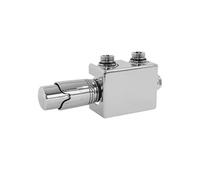 ECD Germany Thermostat Radiateur Kit Raccordement Espacement Tuyau Connexion Central 50 mm