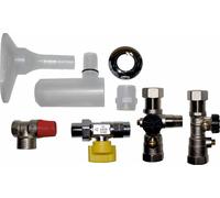 Set de raccordement Wolf avec robinet de remplissage et de vidange therm. Sécurité Gastherm.AP