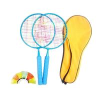 Set De Raquettes De Badminton, Raquettes Badminton pour Débutants, Raquette Léger pour 3-7 Ans Jeux Extérieur Plage École Sport Famille