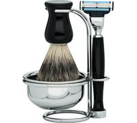 Set de rasage | Gillette® Mach3® résine précieuse noir | pur-gris "Series Premium Design BARCELONE 5510478