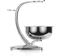 Set de rasage pour homme, universel - support de blaireau en acier inoxydable