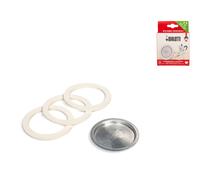 Set Bialetti 3 Joints + 1 Filtre Pour Cafetière Alu 1 Tasse