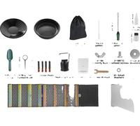 Set de recherche d'or, alliage d'aluminium, montage facile, 50in 23pcs