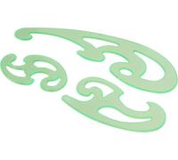 Set de règles à coudre, 3 styles, plastique, règle courbe française, métrique, courbe Pour le dessin, le bricolage, la couture, le DIY