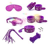 Set De Remise en Forme en Cuir Violet De 8 Pièces, Outil D'assistance À L'entraînement À La Maison