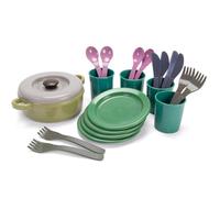 Service de Table - Green Bean - Dinette - 22 pièces - Plastique 100% recyclé - 4 personnes