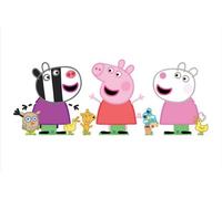 Set de représentations en carton Peppa Wutz, Zoe et Suzy