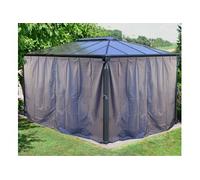 CANOPIA by Palram - Rideaux Set pour Martinique 4300, Gris