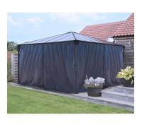 CANOPIA by Palram - Rideaux en Polyester pour Pergola, Gris