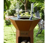 Barbecook Tourne-broche électrique Nestor – Set de rôtisserie pour barbecue à bois