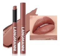 Set de rouge à lèvres Velvet Matte, rouge à lèvres ultra-mat, pigment de couleur intense, longue durée, sans transfert, non-déshydratant, couleur des lèvres infusée (#06, 1PC)