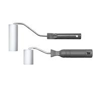 Marabu Set de Rouleaux de Peinture, Set de 2 Rouleaux en Mousse de 5 cm et 10 cm, avec étrier métallique et poignée en Plastique, pour Le Pochoir et la Peinture, 0290000000002