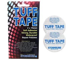 Set de rustines rondes Tuff Tape 75 mm 2 pcs. Stormsure