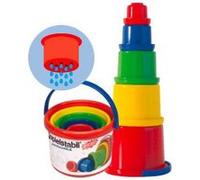 Set de sable 5 gobelets empilables Spielstabil Multicolore G