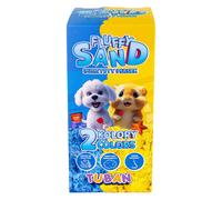 Set de sable fluffy bleu et jaune - kit créatif multicolor TU