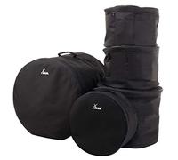 Set de Sacs de Batterie Classic XDrum, Sacs en Tailles Fusion : 22",14",12",10" et 14,5" (imperméable, rembourrage intérieur, poignées robustes)