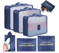 Set de sacs de voyage - Aiqinu - Packing Cubes - Imperméable - Grand format - 3 cubes de rangement