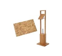 Set de salle de bains MENDLER HWC-B18 Bambou Marron G