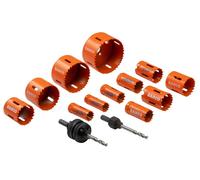 Set De Scies Cloche Bi-Métal Pour Plombier Bahco, 14 Pièces BAH3834122PB
