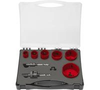 Set de scies-cloches bimétalliques, 9 pièces Exact 70604 9 pièces 1 set