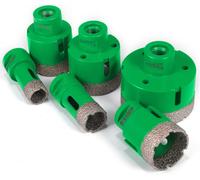 Set de scies cloches diamantées SucceBuy, 6 pièces, 20/25/40/45/50/68 mm, filetage M14, perforateur portable pour faïence, forets pour céramique, carrelage, granit, perçage précis et ponctuel