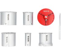 Set De Scies Trépan En Carbure Tungstène YATO 7 Pièces 33-83 Mm