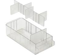 Set de séparateurs - RAACO - Type A - 60 pièces - Transparent - Dimensions 52x2x32mm