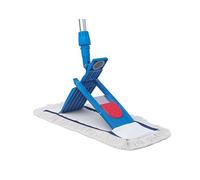 Set de serpillère VIOVIE Classic avec Manche en aluminium de 140 cm, tête de serpillière en Coton de 40 cm, système de Maintien magnétique pour Un Changement de serpillère Facile, Nettoyage et essuya