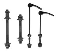 Set de Serrage Rapide pour Vélo, 1 Paire de Libération Rapide de Velo 2pcs Dégagement Rapide et Arbre Creux pour Vélo 2pcs Avant Axe Arrière Creux pour Plupart des Vélos, Vélo De Route VTT