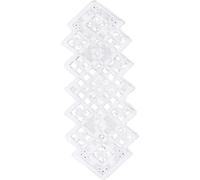 Set de signets Hardanger comptés Permin "White I", 7x20cm