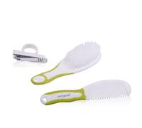 Set de soins capillaires et coupe-ongles pour bébé B1879, brosse, peigne, coupe-ongles, sans BPA