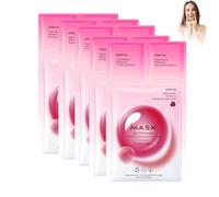 Set De Soins De La Peau En 3 étapes Masque & Essence, Masque Anti Wrinkle Lifting Avec ácido Hialurónico Y Niacinamida, Nicotinamide Three-step Mask, Nettoyage + Essence + Masque, 5 Paquets