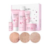 Set de Soins pour la Peau pour Femmes,5 Pièces de Crème Naturelle - Coffret Soin Visage - Pour Peau Sèche Sensible Maison Voyage Adolescentes