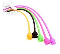 Set de sondes urinaires en silicone extra-long pour hommes, 5 pièces avec base ventouse, stimulation prostatique inspirée SM, jouet intime pour plaisir masculin et contrôle