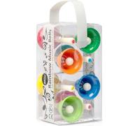 Set de sonnettes avec notes de musique 9 pièces multicolores 8cm
