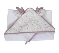 Set De Sortie De Bain Et Gant Enchanté Lilas 90X150