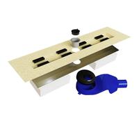 Set de soubassement pour caniveau de douche MyVarioLine (L= 80 cm)