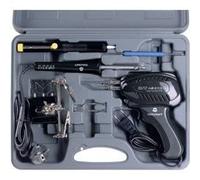 Toolcraft Set de soudure SK 3000 588527 – Pistolet 100 W, Fer 30 W, 3ème main, Pompe à dessouder