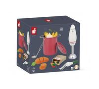 Set de soupe JANOD - Jouet d'imitation en bois, carton et feutrine - 43 accessoires blanc TU